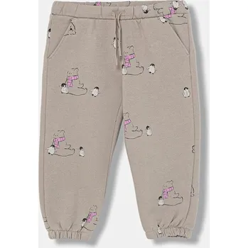 Dětské tepláky United Colors of Benetton hnědá barva, 3TIKGF05A 3TIKGF05A.P.Seasonal 84X, vel. 104