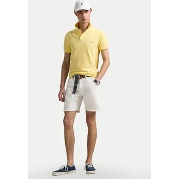 Pánské tričko Polo Ralph Lauren Polokošile 710536856450 Žlutá Slim Fit S
