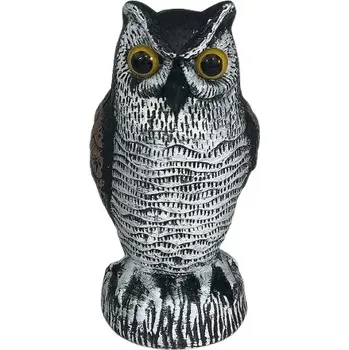 Maketa sovy na plašení ptactva šedá 24 cm pevná (GPT2)