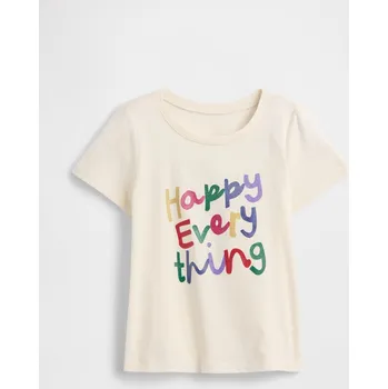 Dívčí tričko GAP Baby tričko - Holky GAP krémová 3466596