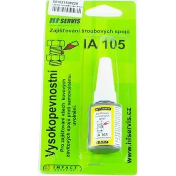 Průmyslové lepidlo Lepidlo na zajišťováni šroubů IA105/10g vysokopevnostní