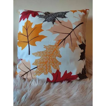 Povlak na dekorativní polštářek Povlak na polštář 45x45 cm s listy, 1 ks Výplň PES duté vlákno 40x40 cm 350 g