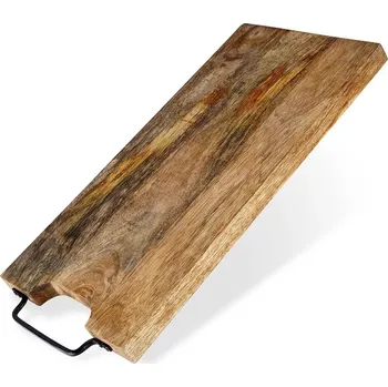 Kuchyňské prkénko Dřevěné prkénko na krájení a servírování 44 × 19 cm z mangového dřeva