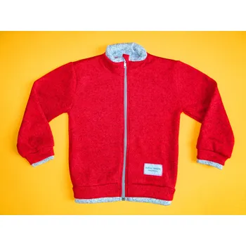 Chlapecký svetr Arex, ČR Svetrová mikina New Arex fashion 1 Barva: červená + světlešedá, Velikost: 98