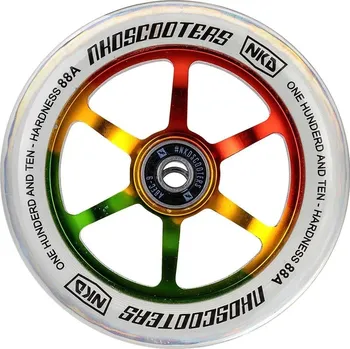 Kolečko ke koloběžce Kolečka na koloběžku NKD Rally Stunt 2ks, 110 mm, stříbrné