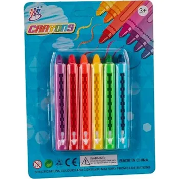 kreativní sada Majjam Tužky na obličej - 6 barev (fialová, červená, oranžová, žlutá, zelená, modrá)