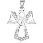AGATO Stříbrný přívěsek anděl se zirkony AGH234
