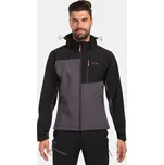 Pánská softshellová bunda Kilpi ONTAVIO-M velikost S tmavě šedá