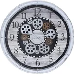 SEGNALE Hodiny nástěnné s otevřeným strojkem bílá KO-KL5000100bila