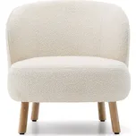 Krémové křeslo z textilie bouclé Ulit – Kave Home ID_1759608