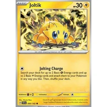 Karetní hra Pokémon SCR 050/142 Joltik - Stellar Crown Stav: Near Mint, Verze: NORMAL