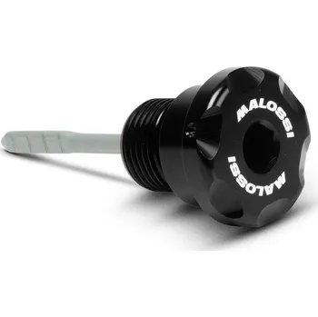 Měrka oleje CNC Malossi černá, Piaggio Leader, Quasar 125 - 300ccm 4T AC/LC M20246BB