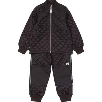 Kojenecká souprava Dětský termo set bunda a kalhoty Mikk-Line 4205ML - Raisin Velikost: 80