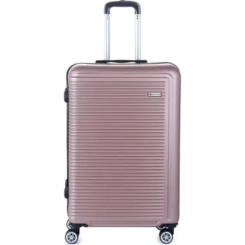 Velký cestovní kufr SU625 růžová světle