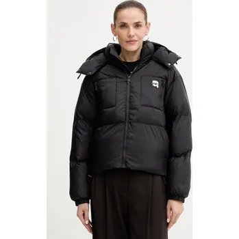 Péřová bunda Karl Lagerfeld IKON A3W15020 černá 99X, vel. L