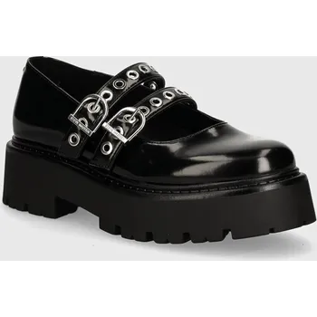 Dámské polobotky Kožené polobotky Steve Madden Overt dámské, černá barva, na platformě, SM11003286 SM11003286.05O 99X, EUR 37