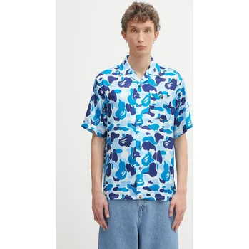Pánská košile Košile A Bathing Ape Camo, L, modrá, 55X