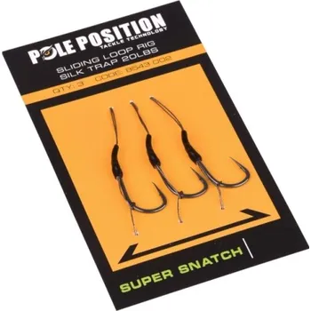 STRATEGY Pole Position Boilie návazec Sliding Loop Rig Super Snatch 20 Lb 5 cm 3 ks - 2