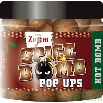 Boilies CARP ZOOM Spice Bomb Pop-Ups Boilies 16 mm 100 g koření - 16 mm