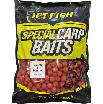 Boilies JET FISH Special Carp Boilie Mango Švestka 24mm 5kg - 24 mm