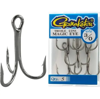 GAMAKATSU Trojháček Hook Treble 23 NS/0 ME 5ks - 2/0