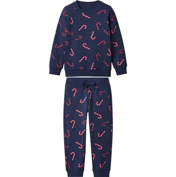 lupilu® Dívčí vánoční tepláková souprava, 2dílná (navy modrá, 98/104)