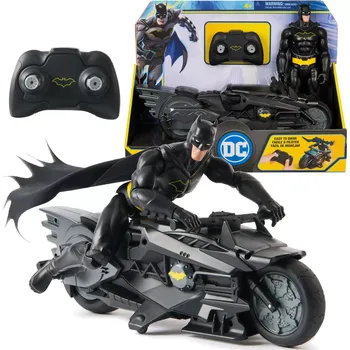 Batman figurka 30 cm a RC motocykl Batcycle