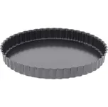 Forma na koláč de Buyer, 4705.24, kulatá, žlábkovaná, pevné dno, železný materiál, nepřilnavá, průměr 24 cm