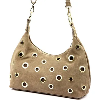 Kabelka Kožená kabelka Luka 26-052 - taupe