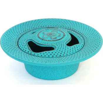 Čajovna Stojánek Iwachu litina, květ sakury /tyrkysový