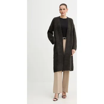 Dámský svetr Kardigan s příměsí vlny Guess BENIKO W5BR54.Z0702 šedá 90Y, vel. XS