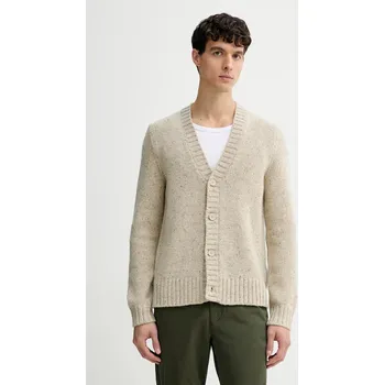 Dámský svetr Kardigan s příměsí vlny Marc O'Polo béžová barva, 5000007627 02X, vel. S