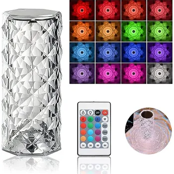 Stojací lampa RGB Noční krystalická lampa