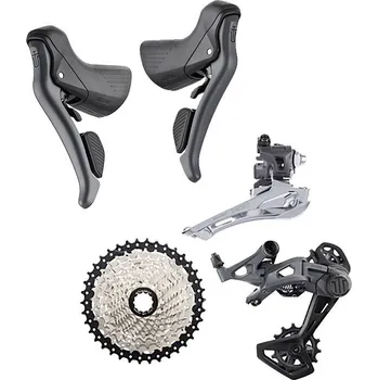 přehazovačka microSHIFT Kit SWORD Advent X 2x10 (microSHIFT sada řazení SWORD 2x10 (páčky, přesmykač, přehazovačka, kazeta 11-38z))