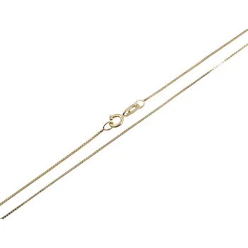 Řetízek Řetízek kostičky, 45 cm, 1,42 g, Au 585
