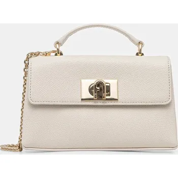Kabelka Kožená kabelka Furla bílá barva, WE00423.ARE000.PNN001007 01X, vel. ONE SIZE