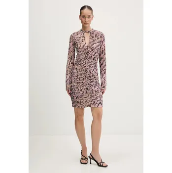 Dámské šaty Šaty Karl Lagerfeld Jeans B1W13046 růžová 34A, vel. XL