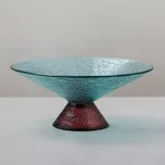 Bonbon skleněná mísa, Medium, modrá/červená - Hübsch