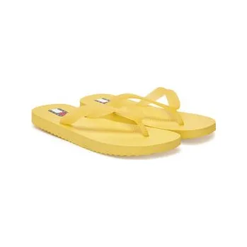 Dámské žabky Žabky Tommy Jeans Tjw Logo Flip Flop EN0EN02447 Žlutá 36