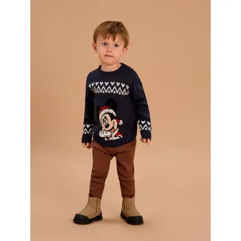 Chlapecká mikina Sinsay - Svetr Mickey Mouse - zelená - 7551Z-67X - 7551Z-67X-74