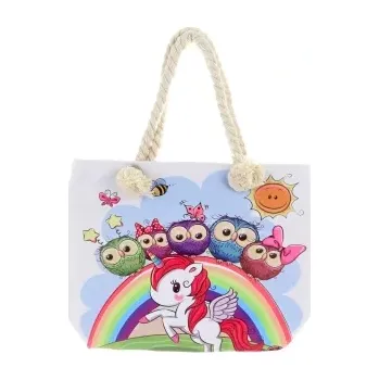 Kabelka Kabelka přes rameno s jednorožcem a sovičkami
