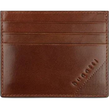 Bugatti Kožené pouzdro na karty RFID Nobile Card Case 49125007 koňakové