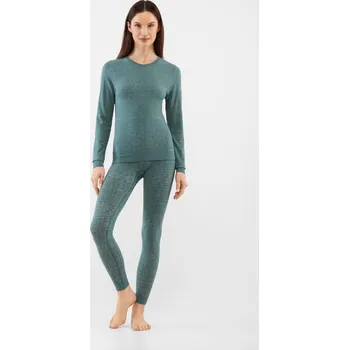 Set dámského termoprádla Dámský set termoprádla Viking Sigrid zelená L