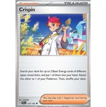 Karetní hra Pokémon SCR 133/142 Crispin - Stellar Crown Stav: Near Mint, Verze: NORMAL