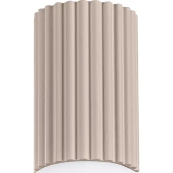 Stropní svítidlo HALO taupe kulaté béžové IP44 moderní do koupelny a obýváku SOLLUX