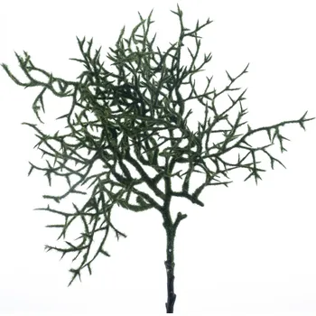 umělá květina umělá větev, Mechová větev zelená 40 cm