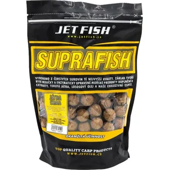 Nástraha JET FISH Boilie Supra Fish Játra Krab 1 kg - 24 mm
