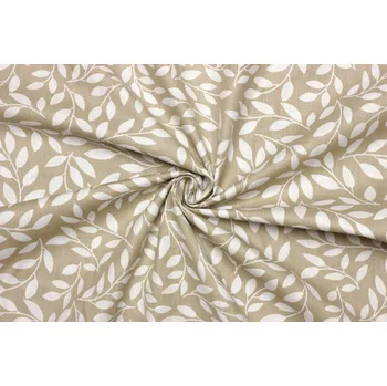 Bavlněné plátno - Květinový vzor lístky