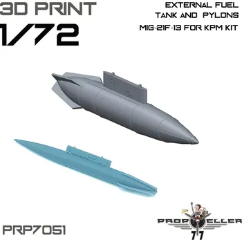 Plastikový model 77PROPELLER 1/72 MiG-21F-13 external fuel tank&pylons (KPM)