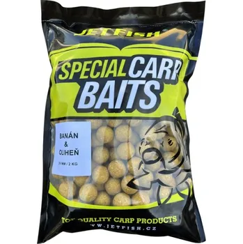 Boilies JET FISH Special Carp Boilie Banán Oliheň 2 kg - 20 mm